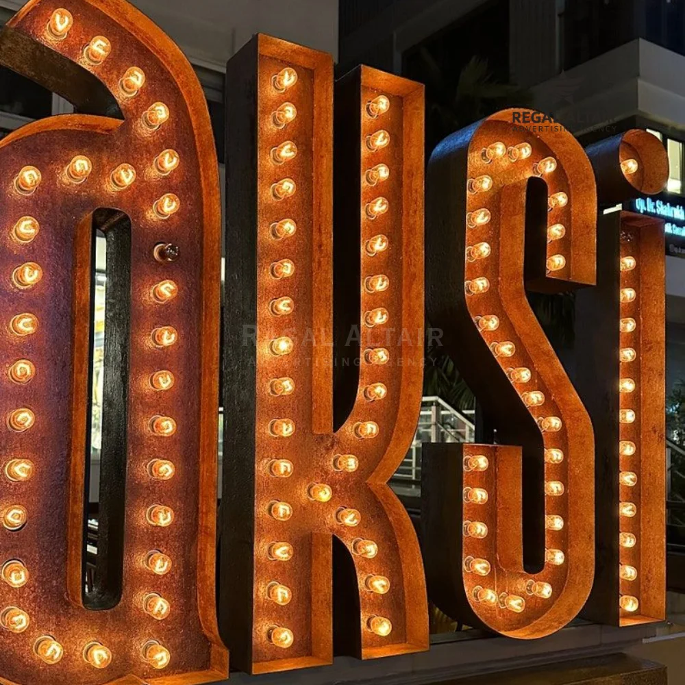 Vintage Bulb Signs