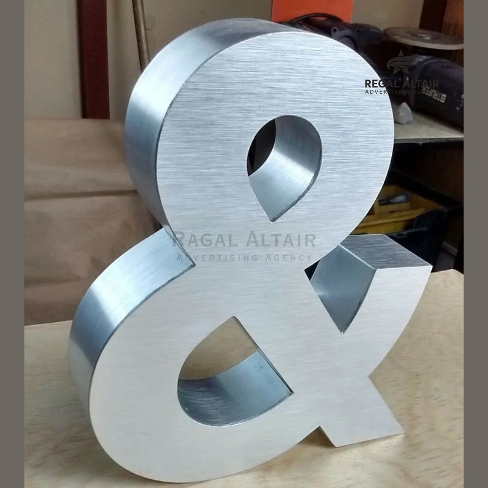 Metal 3D Sign