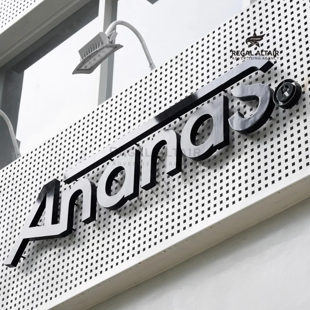 Metal 3D Sign