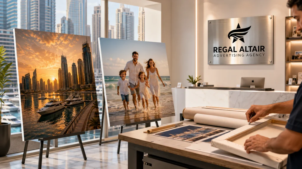 custom canvas photo printing Dubai